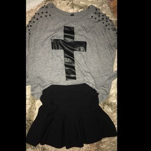 Losing my religion! Sweater and skirt